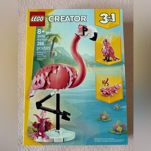 Lego Creator Pink Flamingo Building Set with Black Legs